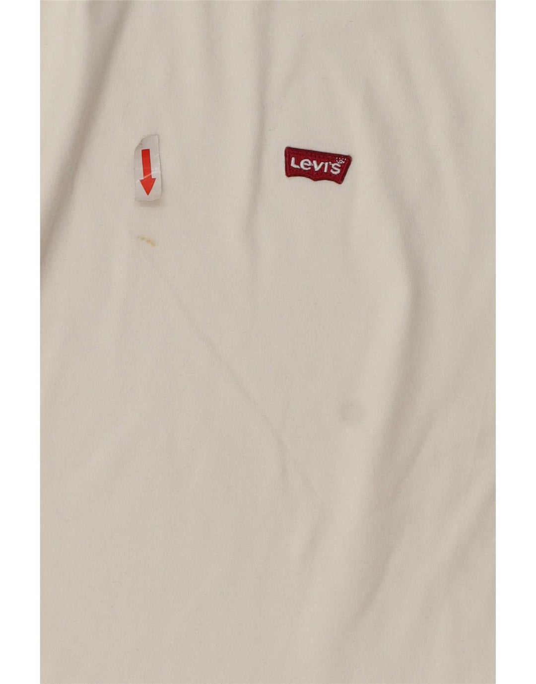 Camiseta masculina Levi's Standard Fit Top médio algodão branco