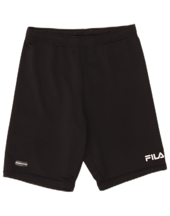 Fila Mens Sport Shorts IT 50 Médio Poliéster Preto