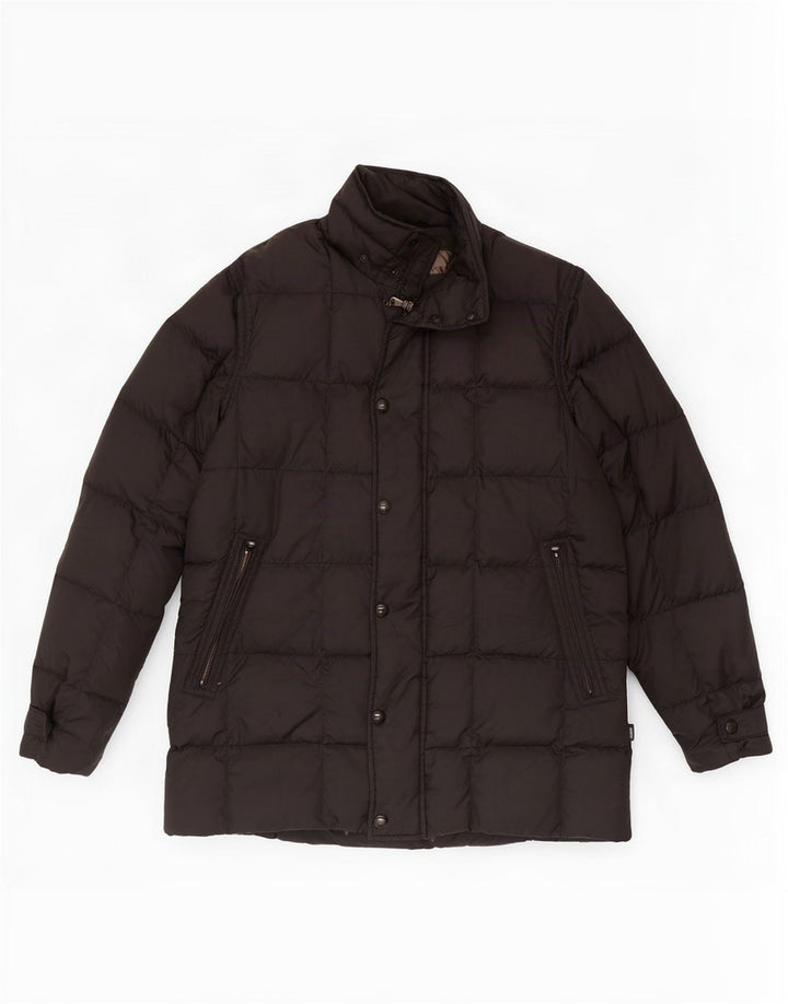 Jaqueta acolchoada masculina Marina Yachting IT 48 poliéster preto médio