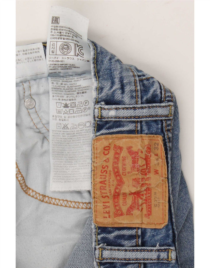 Levi's Masculino 527 Bootcut Jeans W38 L29 Azul Algodão