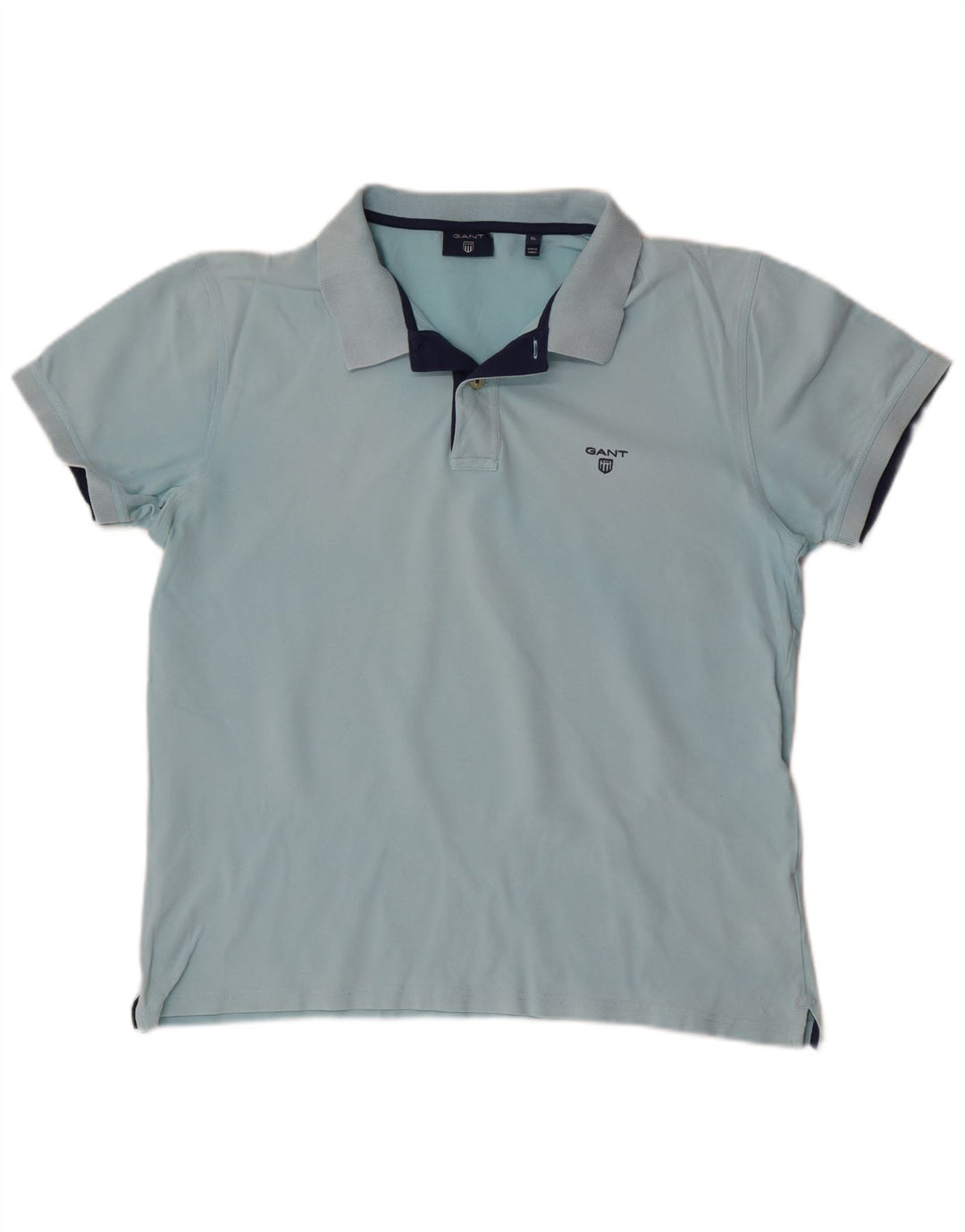 Camisa polo masculina Gant XL algodão azul