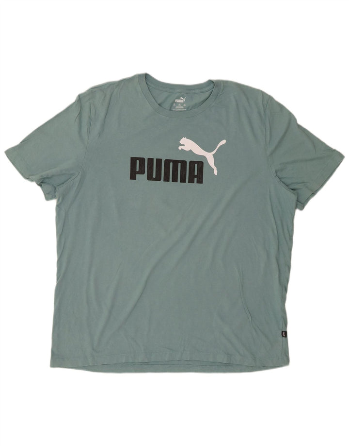 Camiseta gráfica masculina PUMA Top 2XL Azul