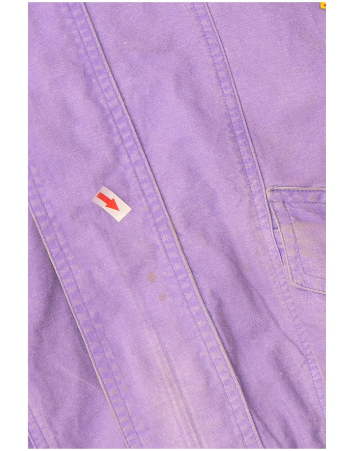 Jaqueta bomber masculina vintage UK 40 algodão roxo grande