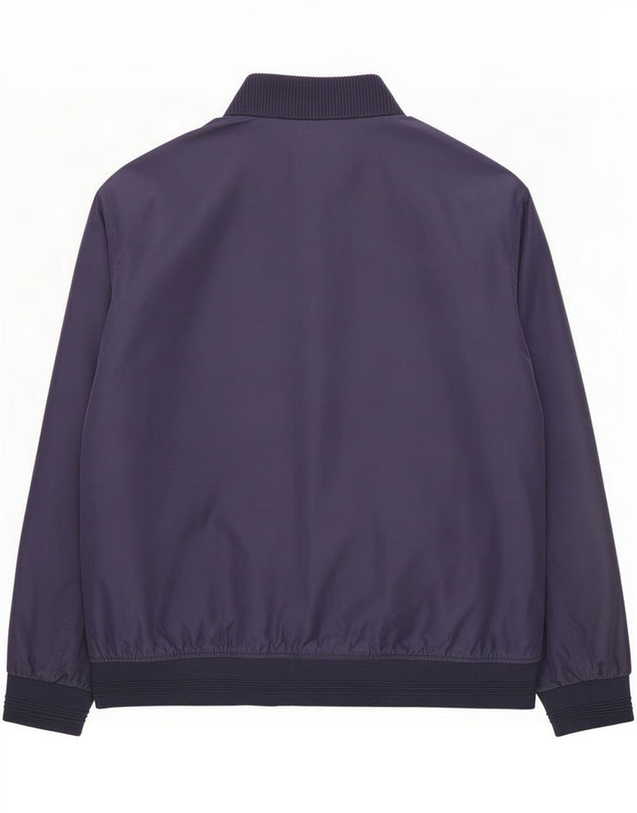 Jaqueta bomber masculina Marks & Spencer Reino Unido 46 3XL poliéster azul marinho