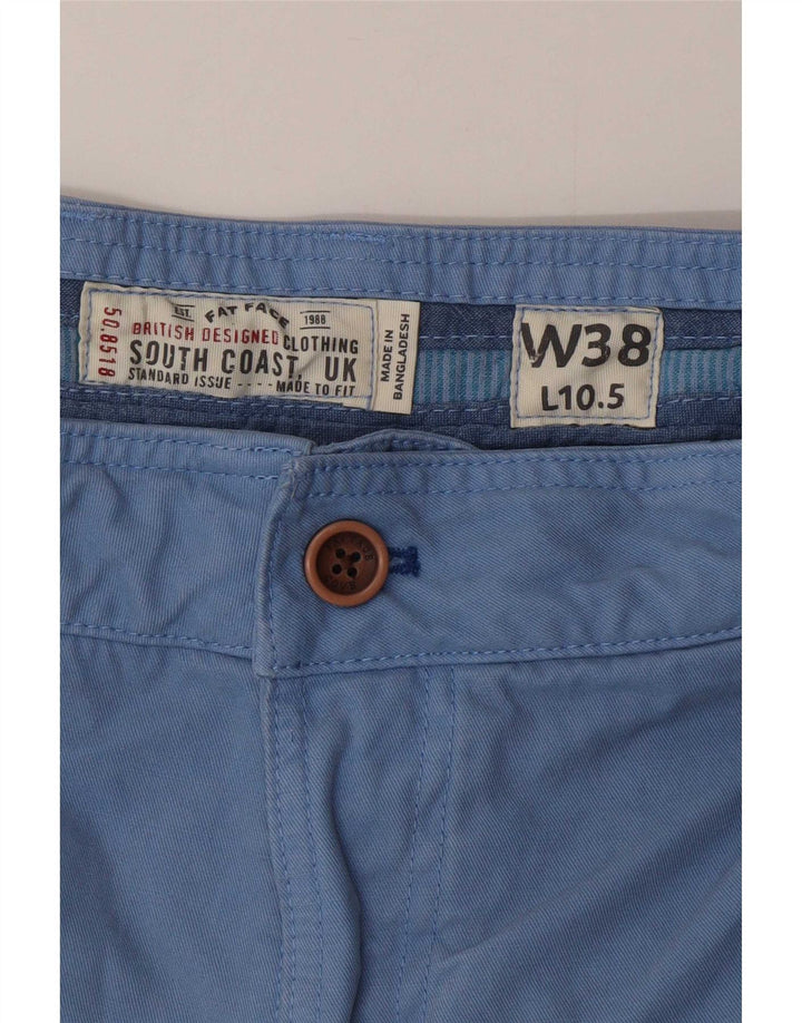 Shorts Chino Masculino Fat Face W38 XL Algodão Azul