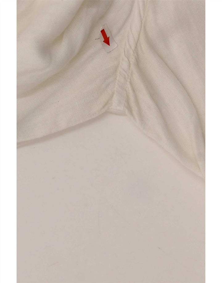 Camisa masculina Etro 2XL linho branco