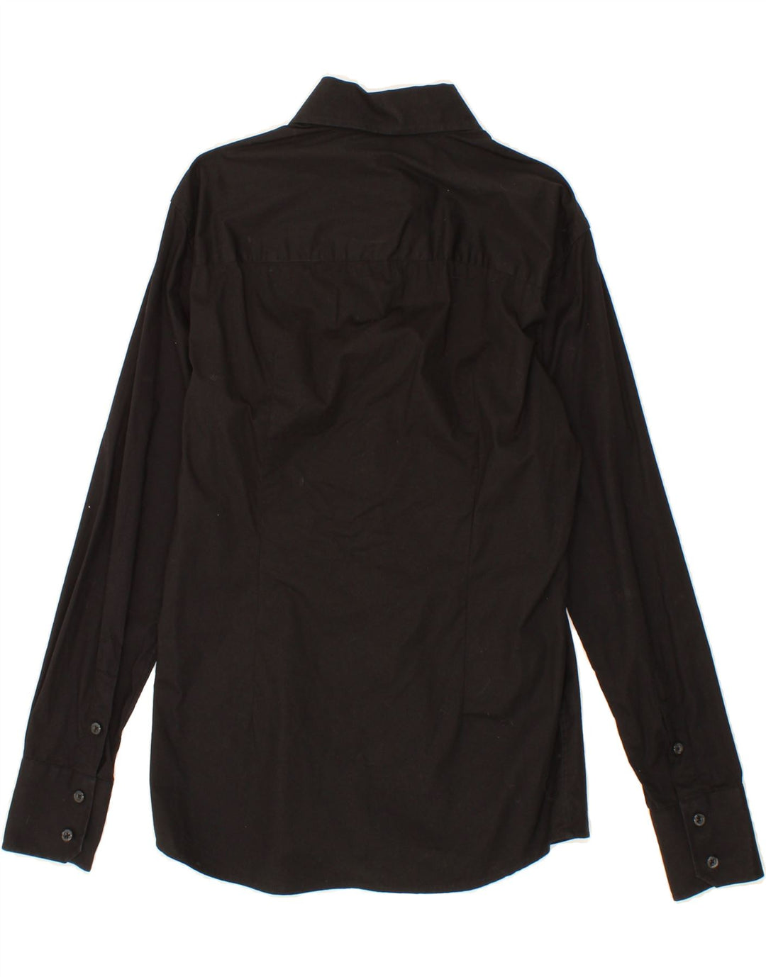 DANIELE ALESSANDRINI Mens Shirt Medium Black Cotton Vintage Daniele Alessandrini and Second-Hand Daniele Alessandrini from Messina Hembry 