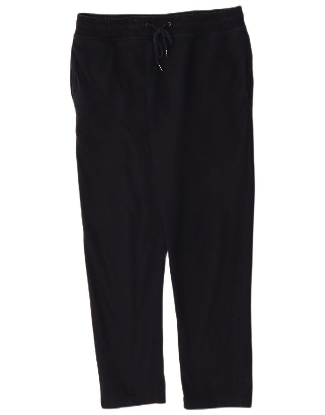 Calça de treino feminina Marks & Spencer Reino Unido 14 algodão azul marinho médio