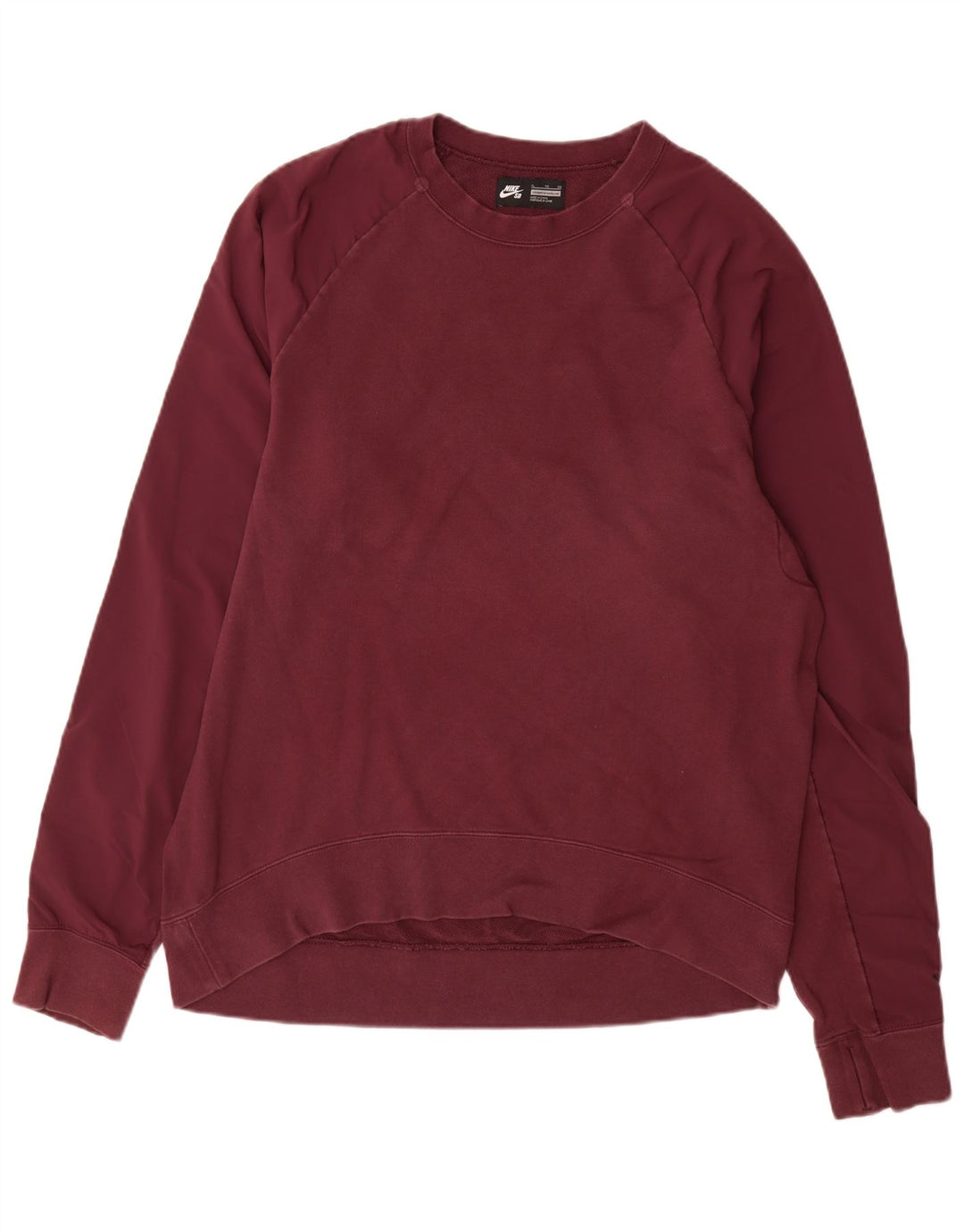 Nike Mens Moletom Jumper XL Borgonha Algodão