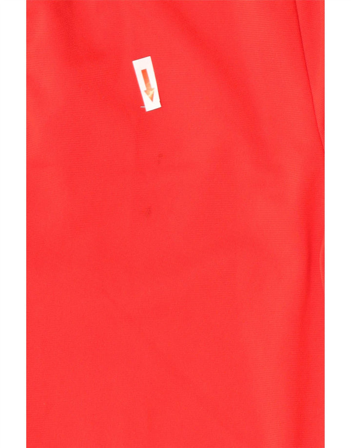 Adidas meninos calças de treino joggers 13-14 anos poliéster vermelho