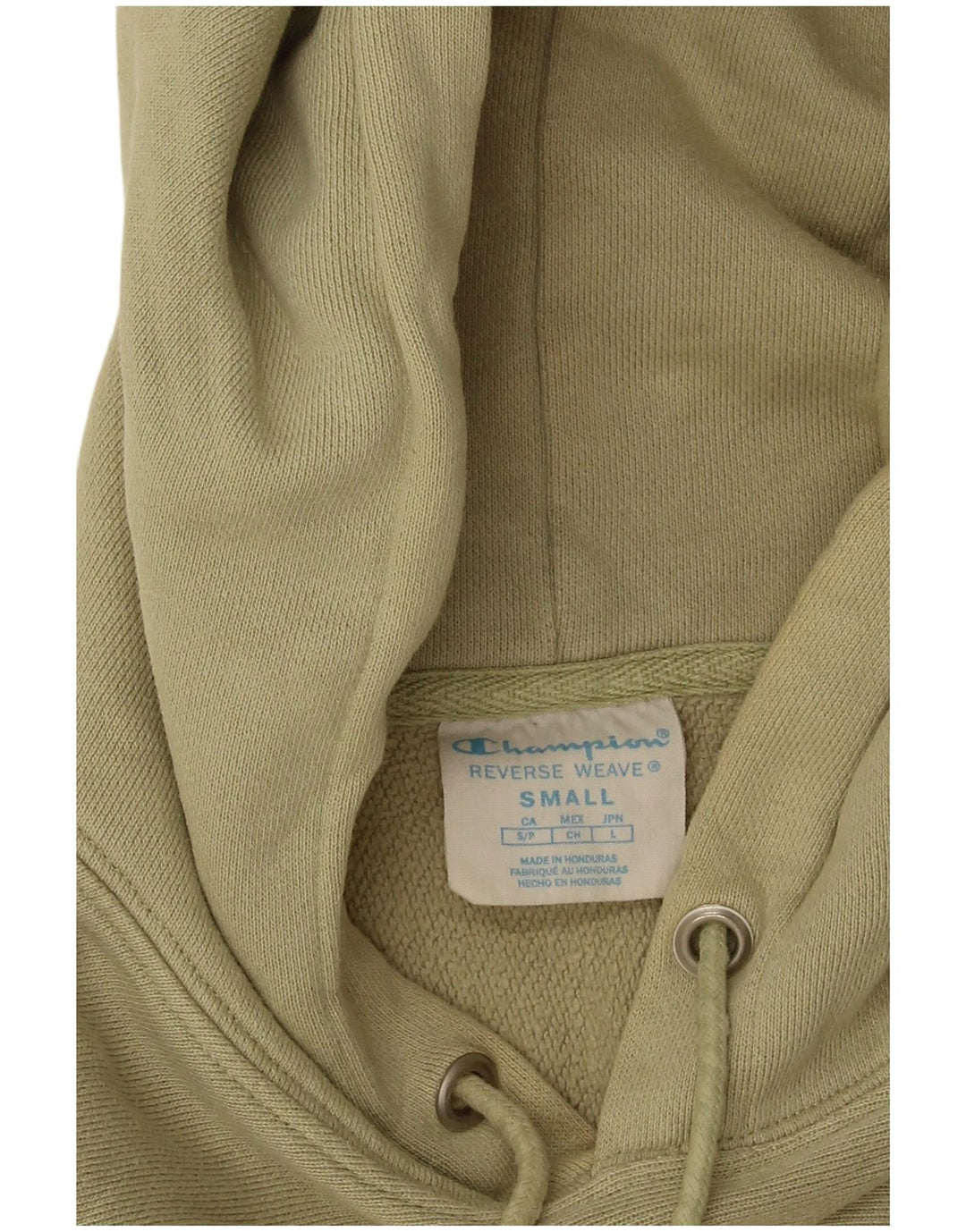 Champion moletom com capuz masculino pequeno algodão verde