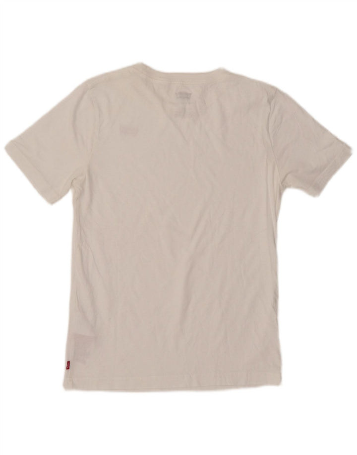 Camiseta LEVI'S Boys Top 13-14 Anos Algodão Branco