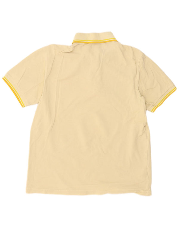 Camisa polo masculina Fred Perry algodão amarelo médio