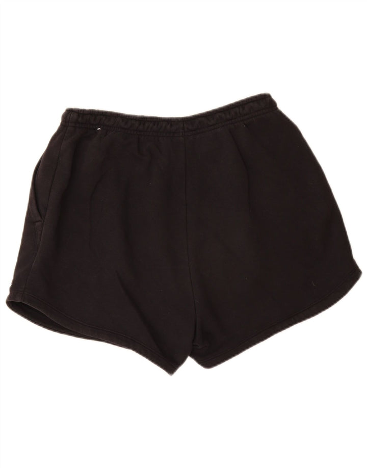 Shorts esportivo feminino Nike Loose Fit UK 12 médio preto algodão