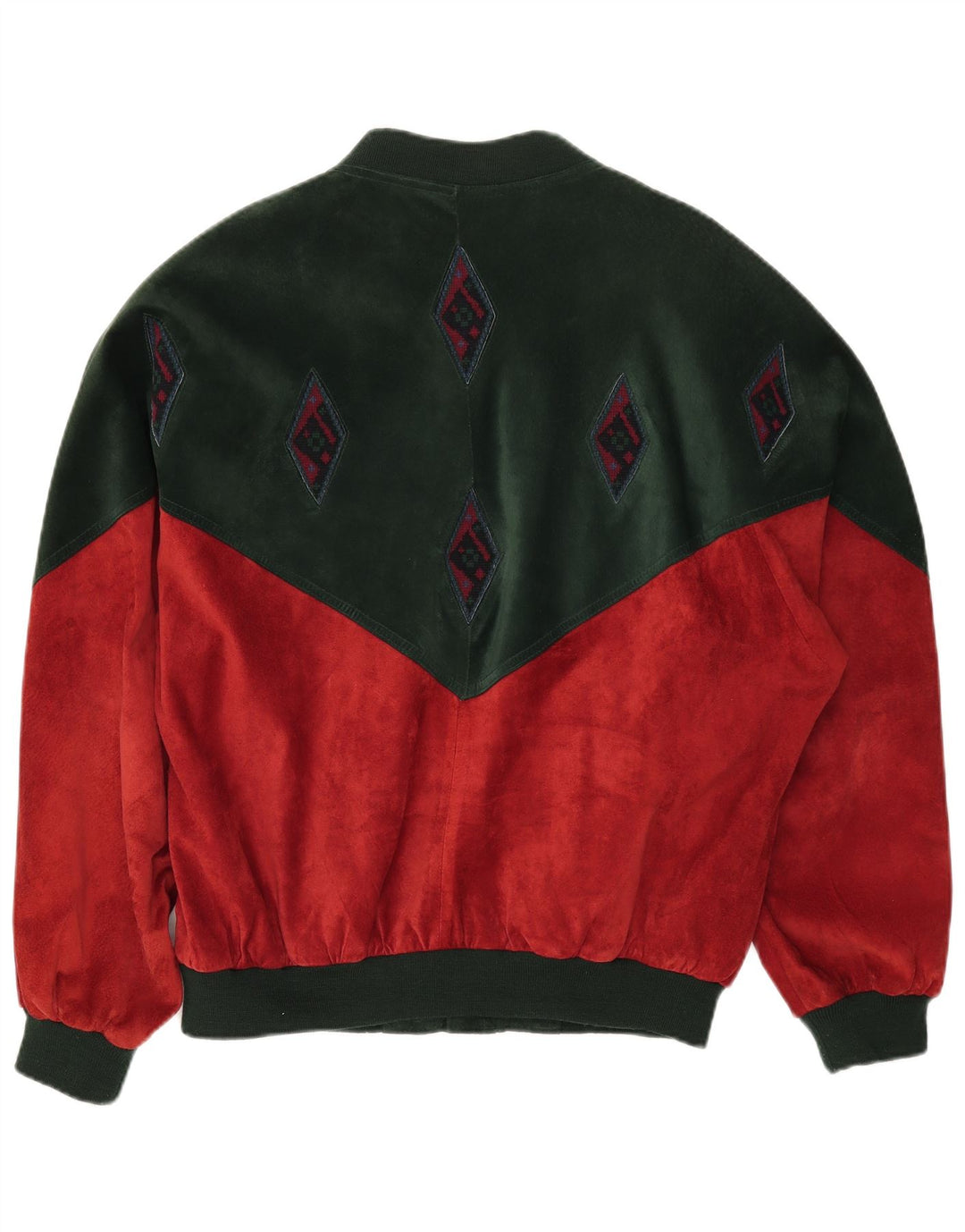 Jaqueta bomber masculina MONTES IT 54 2XL poliéster colorblock vermelho