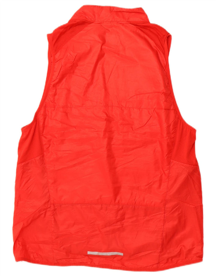 NIKE Womens Gilet UK 16 Grande Poliéster Vermelho