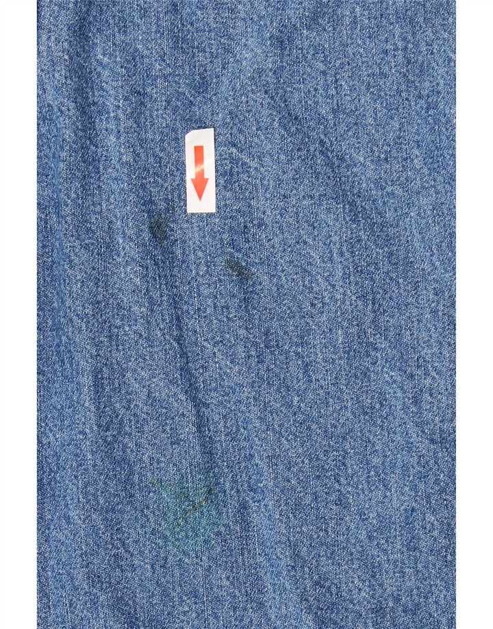 Calça jeans feminina vintage tamanho 10/12 médio W28 L25 algodão azul