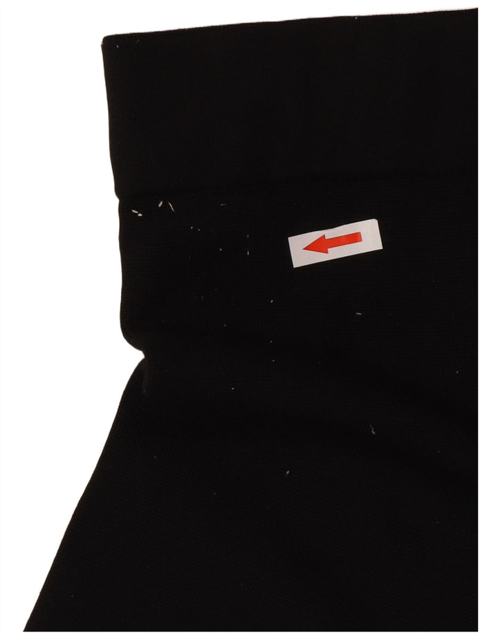 Leggings femininos Zara UK 12 médio preto poliamida