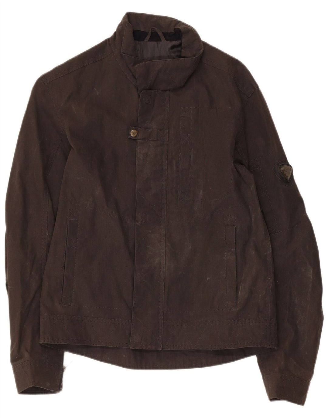 Jaqueta bomber masculina Triumph UK 34 XS algodão marrom
