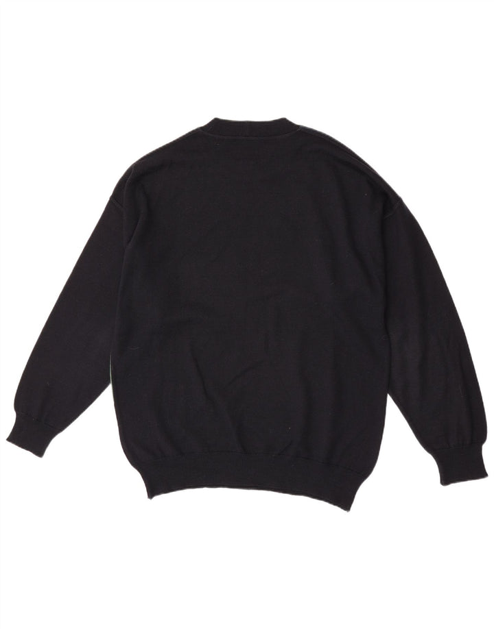 Suéter masculino branco Sails com gola redonda e grande bloco colorido multicolorido