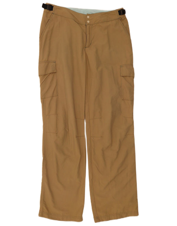 Calça cargo feminina Patagonia para caminhada média W32 L32 nylon bege