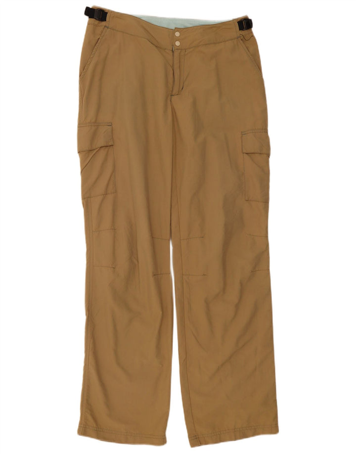 Calça cargo feminina Patagonia para caminhada média W32 L32 nylon bege