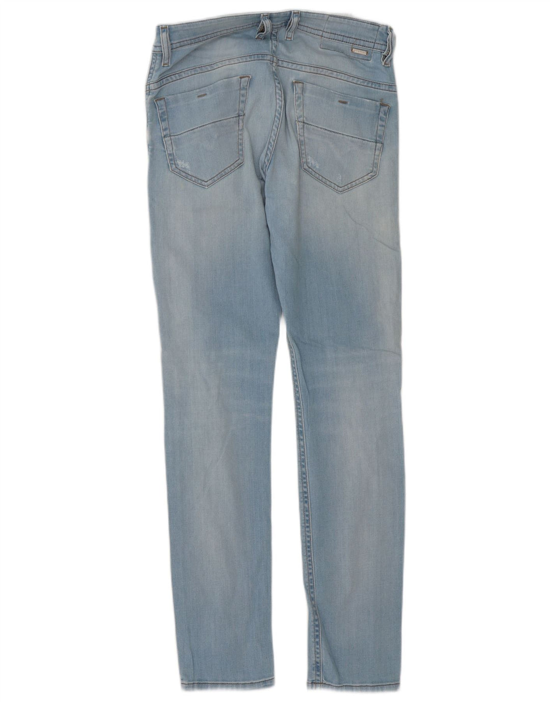 Diesel Mens Thommer Distressed Slim Jeans W28 L32 Azul Algodão