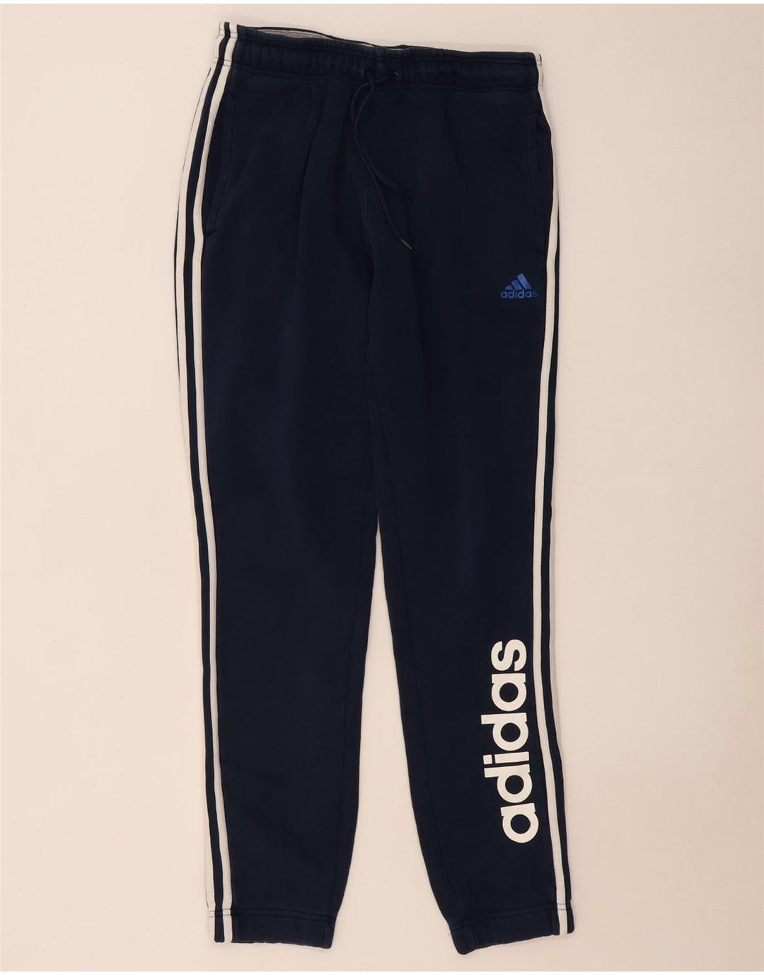 Calça Adidas Feminina Graphic Tracksuit Joggers UK 14 Médio Azul Marinho