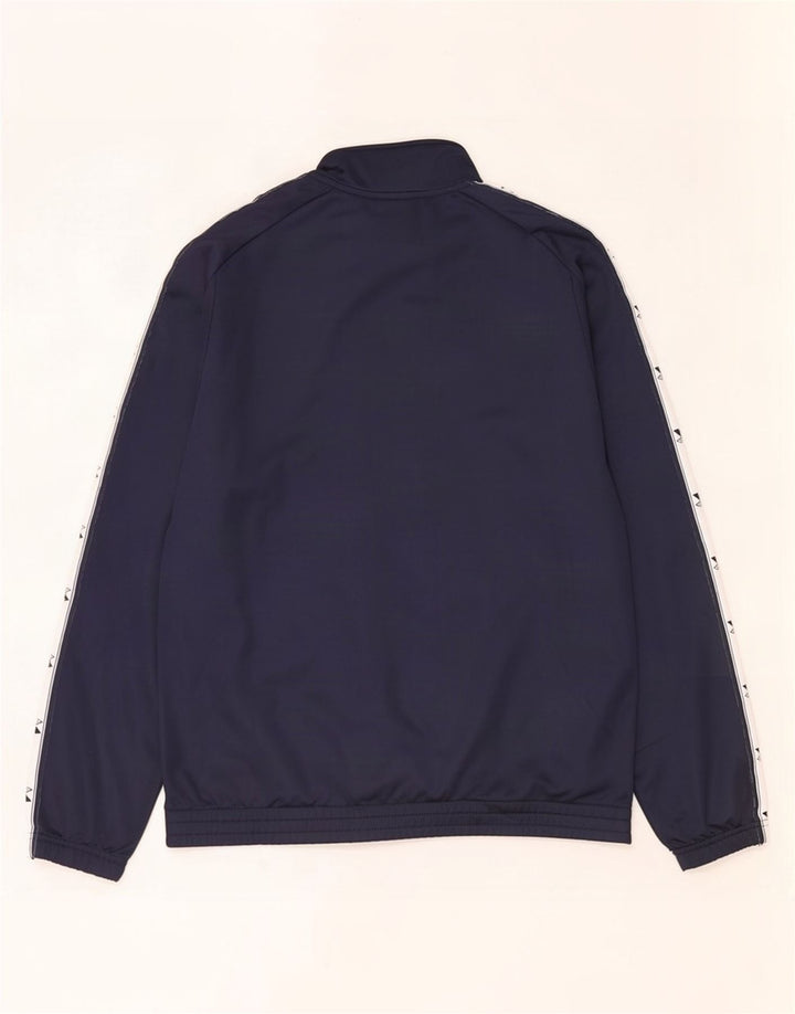 Diadora Mens Graphic Tracksuit Top Jacket Médio Azul Marinho Colorblock