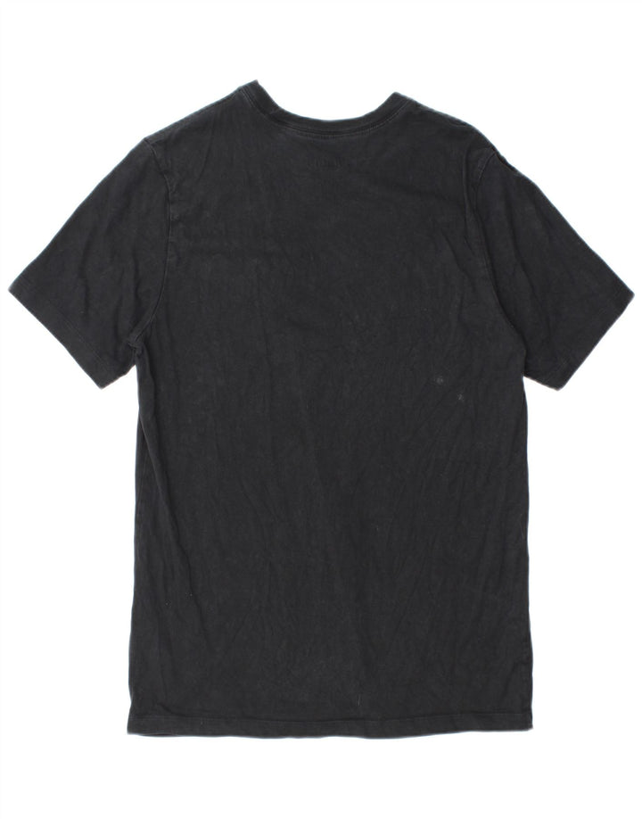 JORDAN Camiseta masculina gráfica Top médio algodão preto