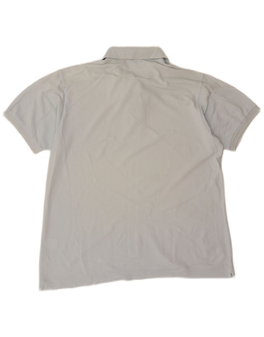 Camisa polo masculina Lacoste tamanho 5 grande algodão azul