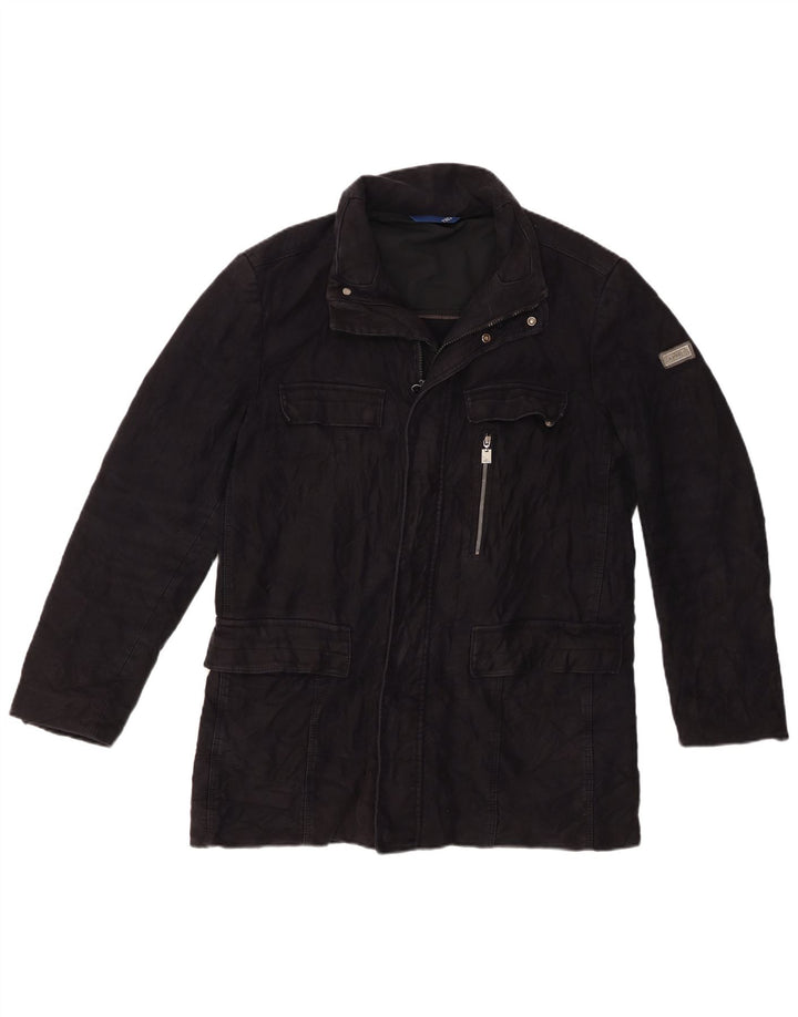 Jaqueta utilitária masculina Trussardi IT 52 XL preta