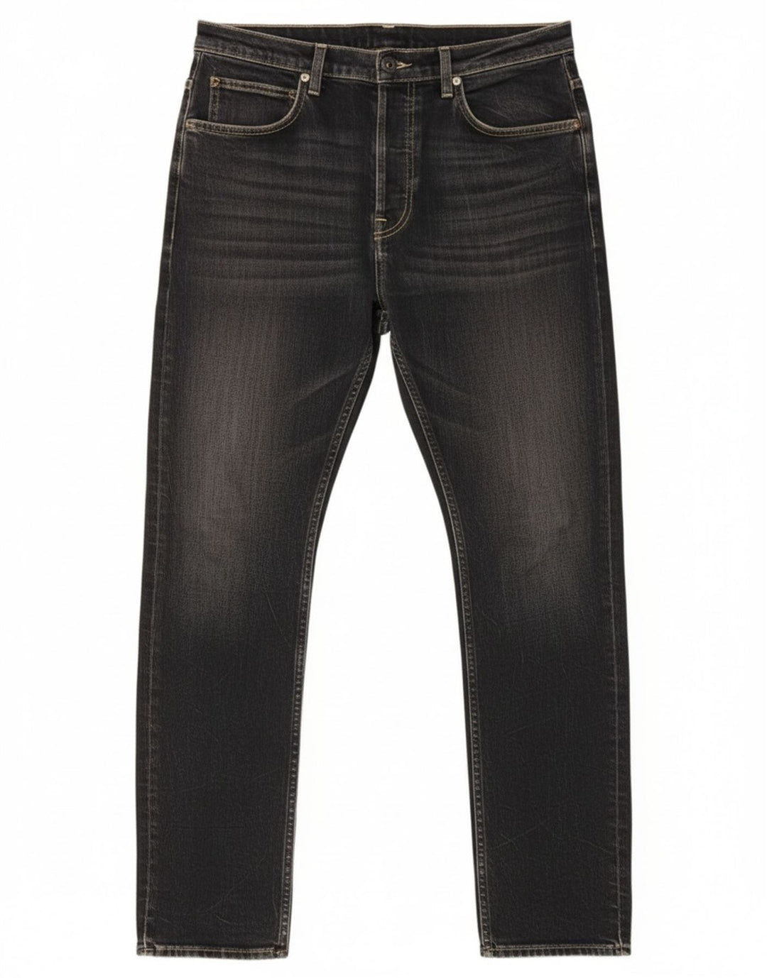 Lee Mens Heath Slim Jeans W32 L32 Algodão Preto