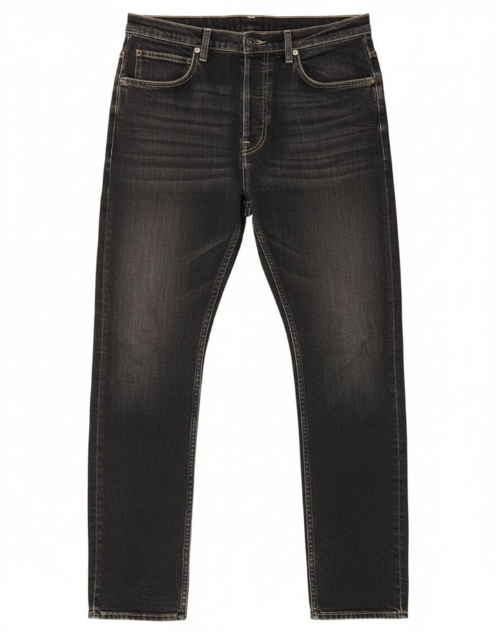 Lee Mens Heath Slim Jeans W32 L32 Algodão Preto