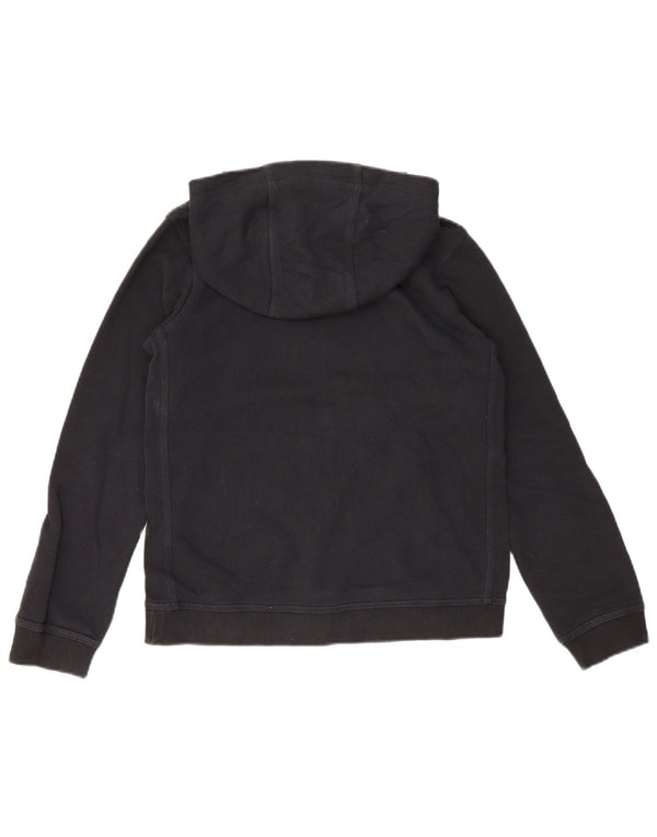 Jumper com capuz Nike Boys 12-13 anos grande algodão preto