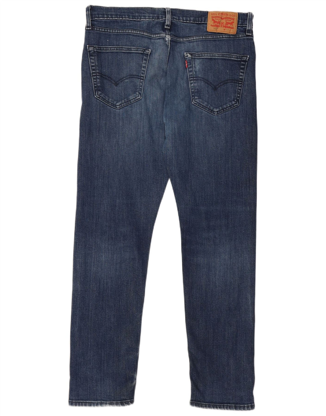 LEVI'S Masculino 502 Tapered Jeans W34 L32 Azul Algodão