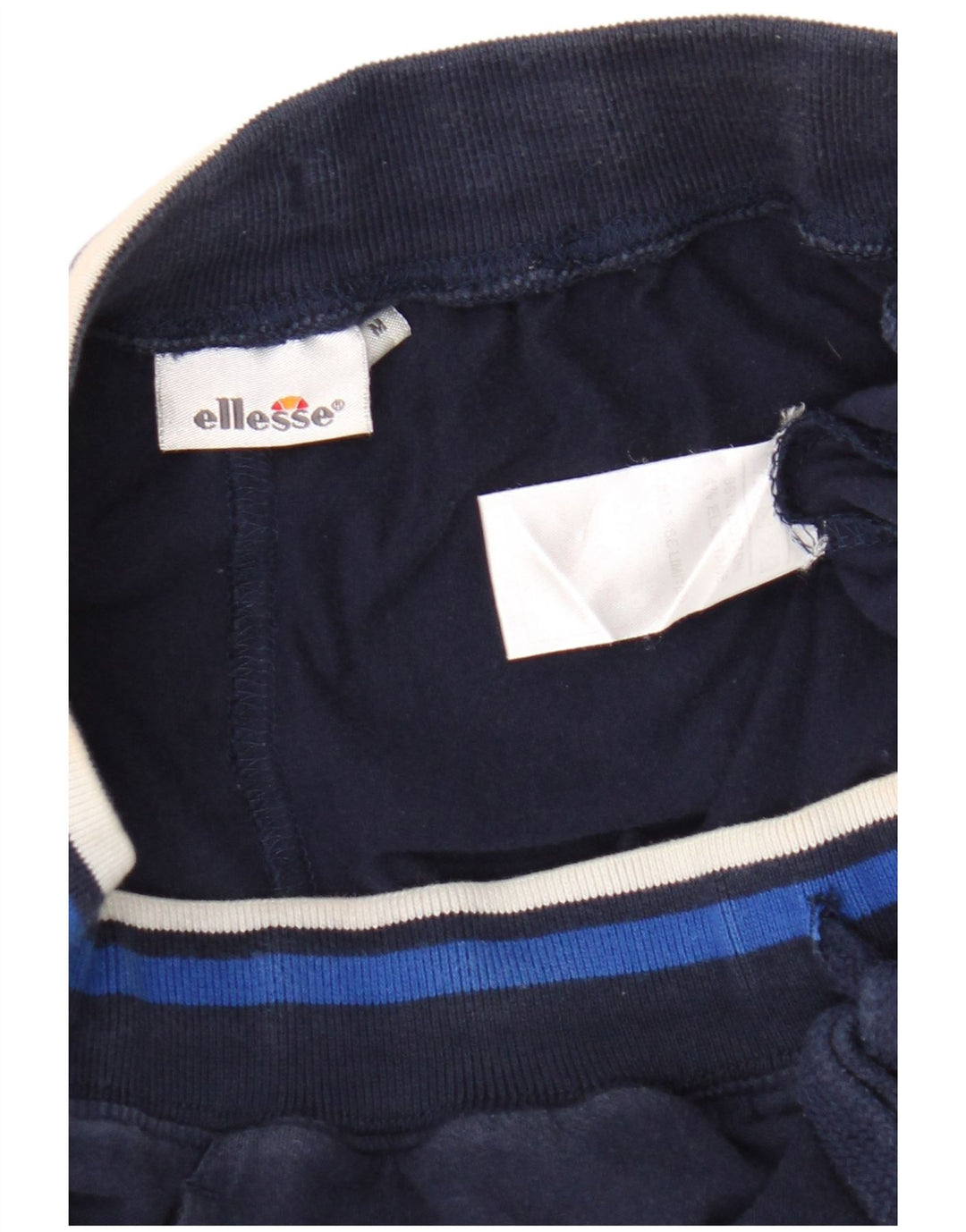 Ellesse Mens Graphic Sport Shorts Médio Azul Marinho Algodão