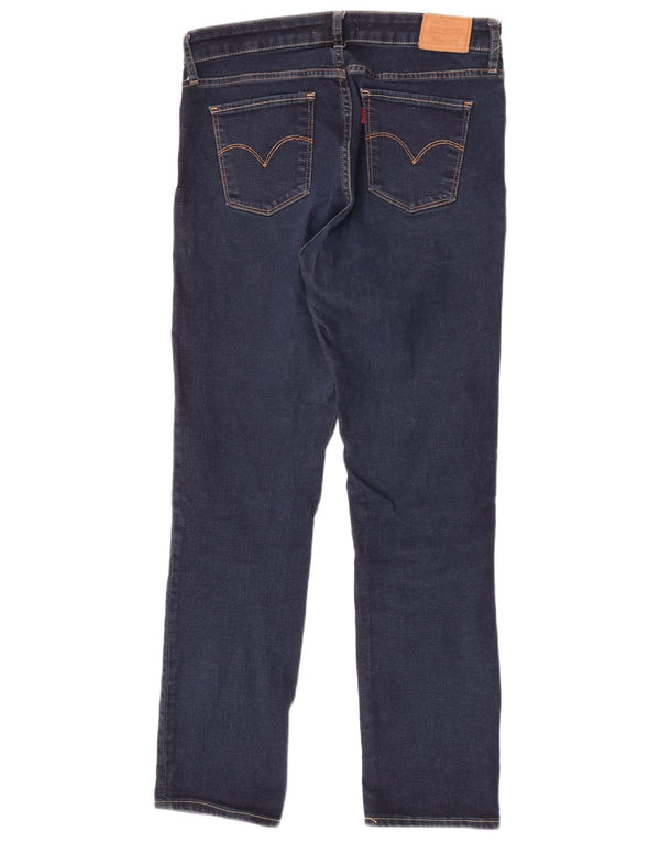 Calça jeans feminina Levi's 712 Slim W30 L32 azul marinho algodão