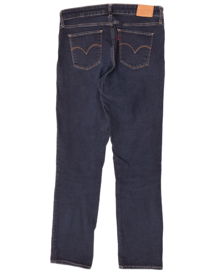 Calça jeans feminina Levi's 712 Slim W30 L32 azul marinho algodão