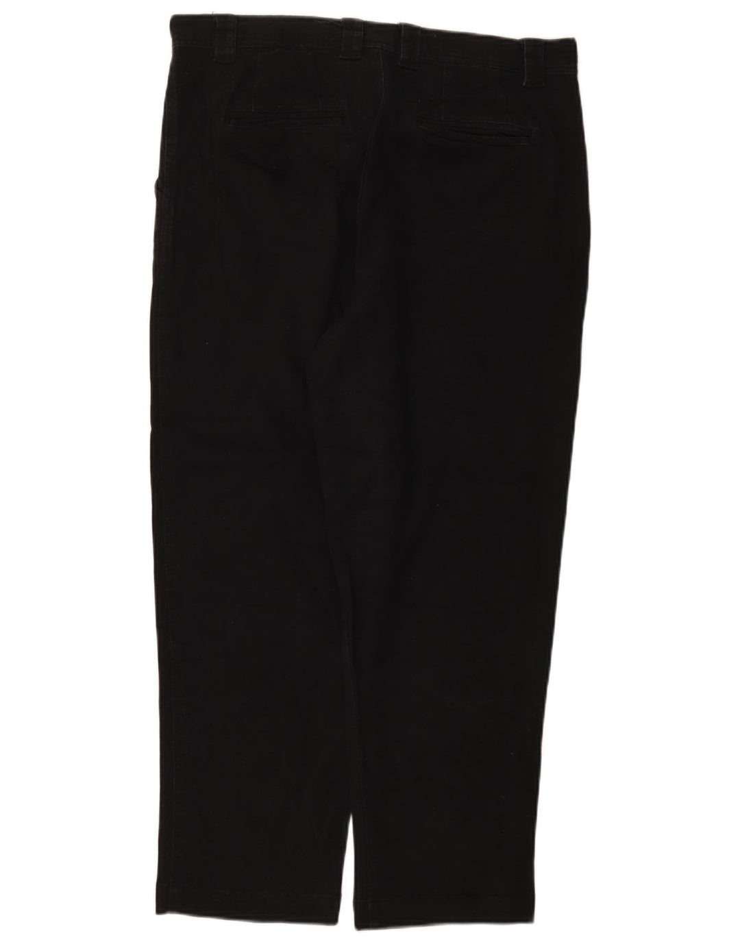 French Connection Mens Tapered Jeans W34 L27 Algodão Preto