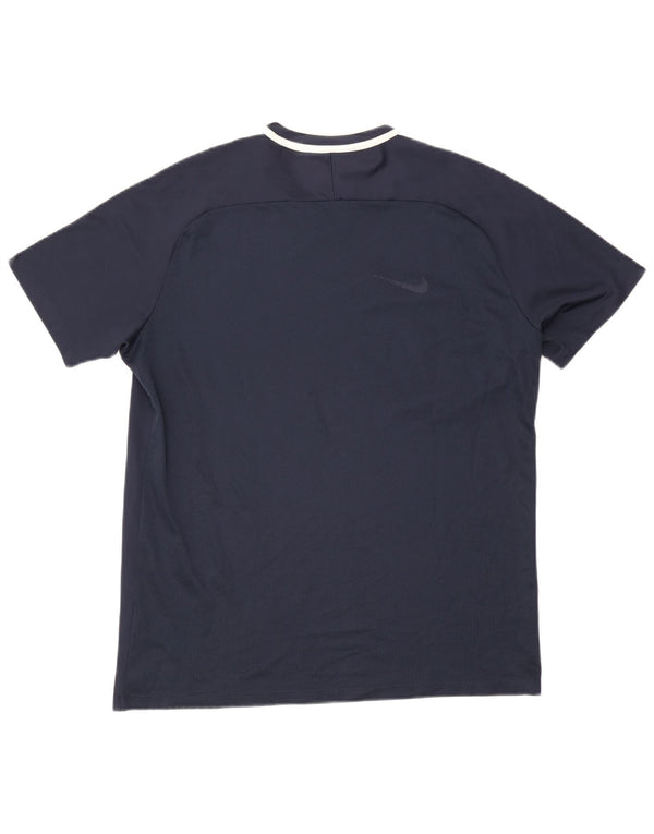 Camiseta Nike Masculina Dri Fit Top XL Azul Marinho Colourblock Poliéster