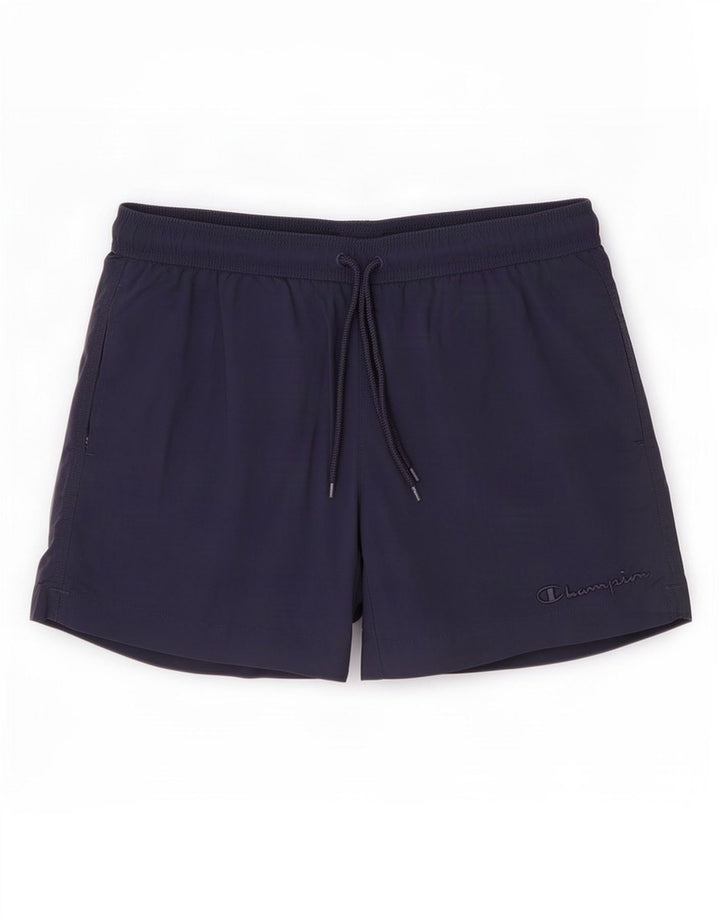 Shorts de natação masculino Champion médio azul marinho poliamida