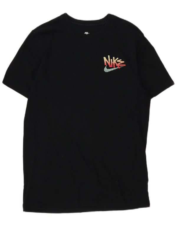 Camiseta Nike masculina gráfica Top médio preto