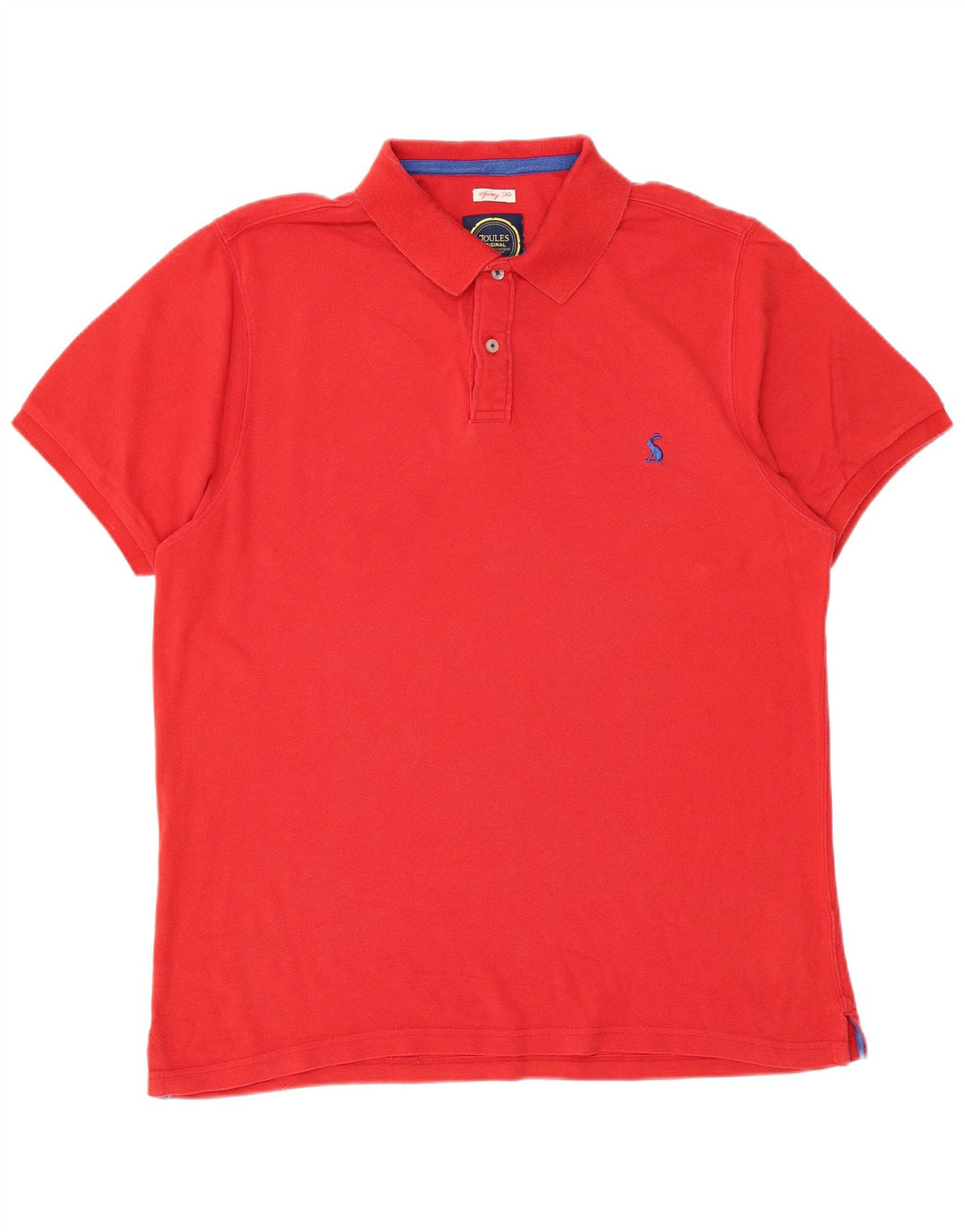 Camisa polo masculina JOULES XL algodão vermelho