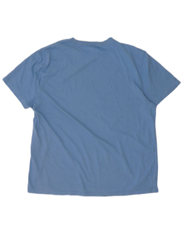 Camiseta masculina Calvin Klein Jeans Top 2XL algodão azul