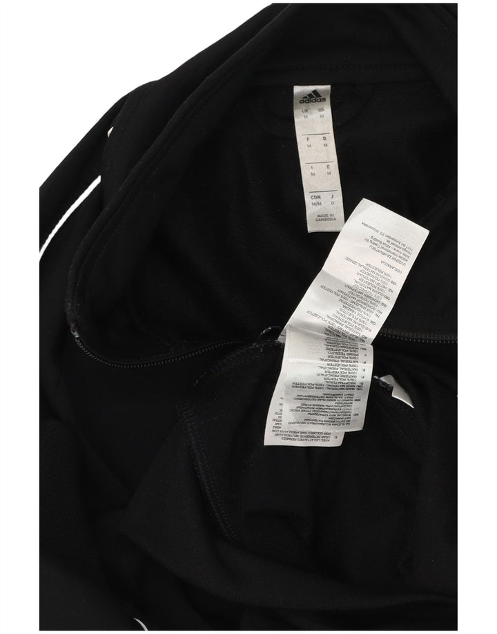 Adidas Mens Graphic Tracksuit Top Jacket Médio Preto Poliéster