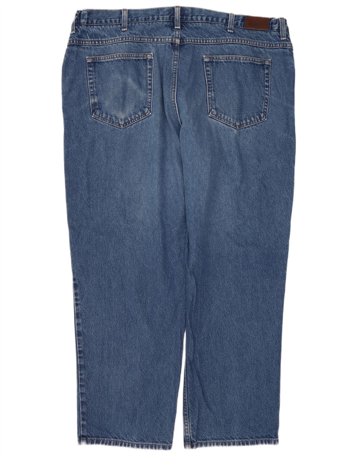 Calça jeans reta masculina L.L.BEAN W42 L29 algodão azul