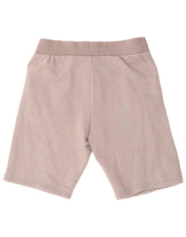 Shorts esportivos femininos Adidas 15-16 anos algodão rosa