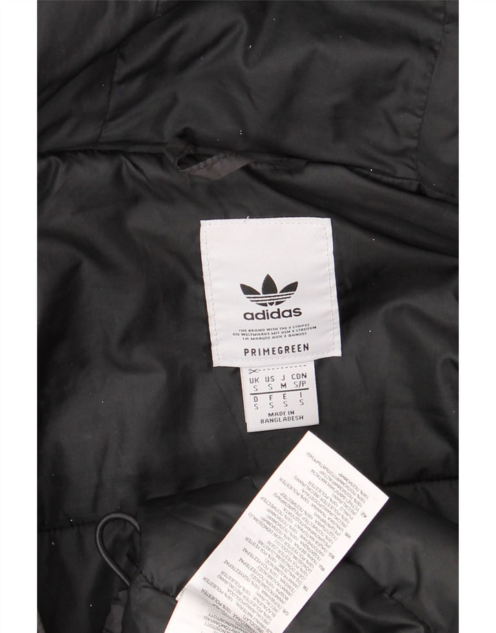 Adidas Mens Primegreen Hooded Jacket UK 36 Pequeno Poliéster Preto