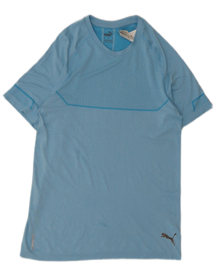 Camiseta masculina Puma Top Azul Médio Poliéster